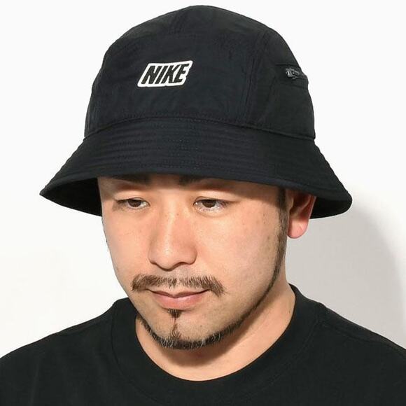 Nike Apex Bucket Hat Adult Unisex Black White Size Small S Pocket FQ3277 010 NEW - Picture 4 of 9